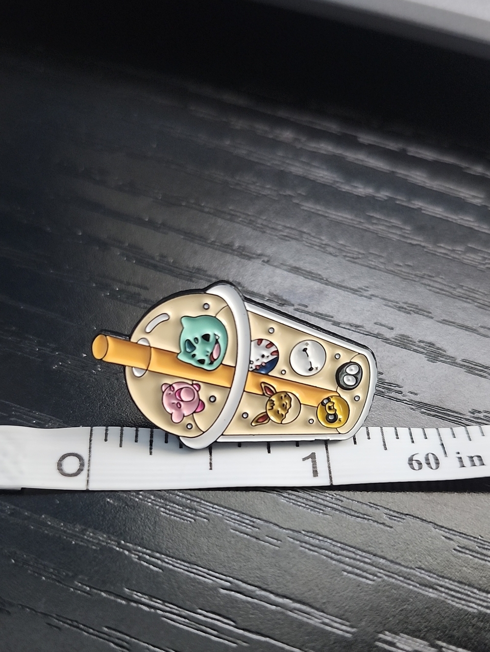 Pokemon Boba Tea Enamel Pin - Picture 3 of 4